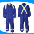 OEM 100% polyester oxford reflective safety clothes safety coverall